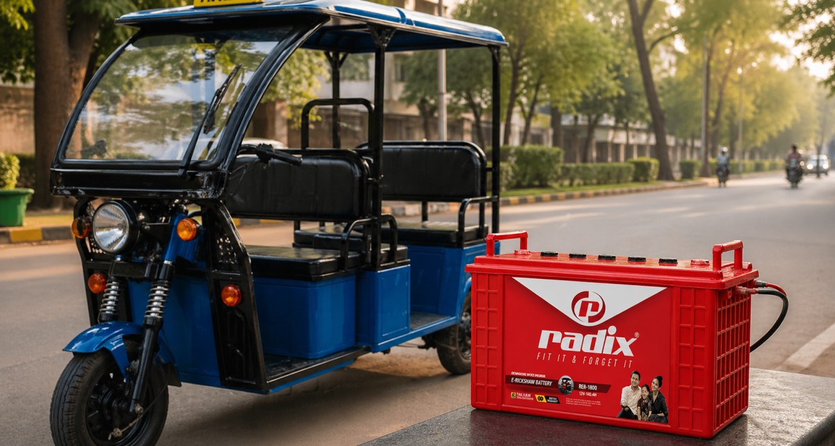 E-Rickshaw Battery Manufacturer in India