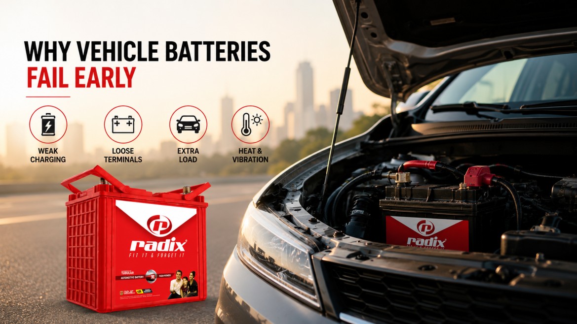 Why Vehicle Batteries Fail Before Their Expected Life