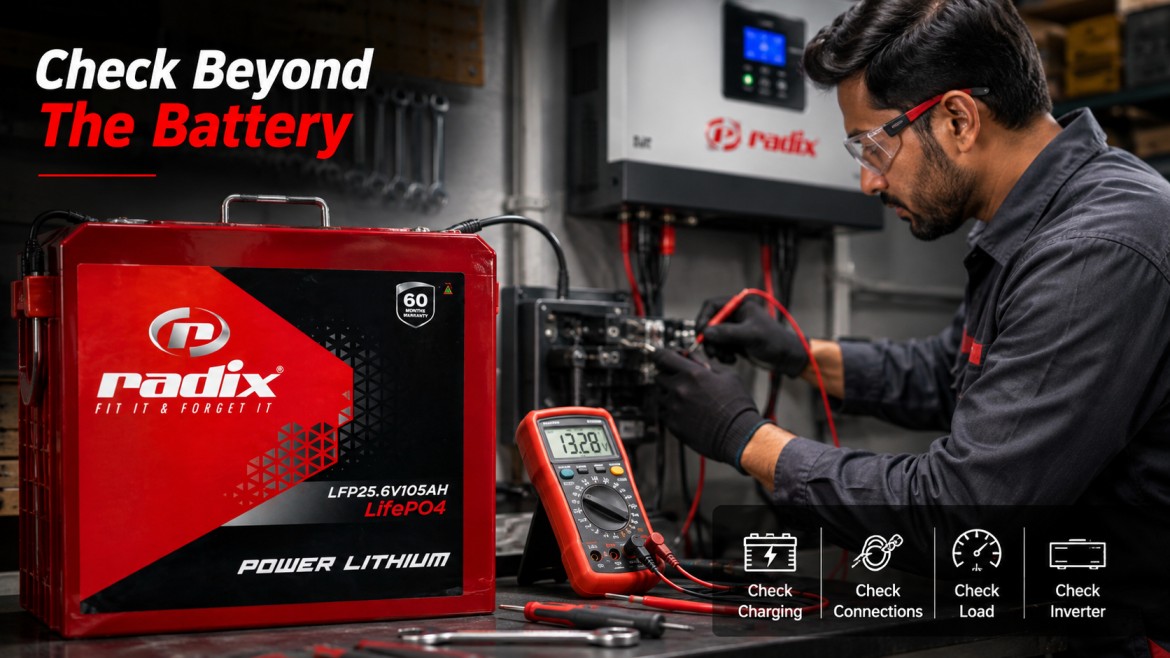 A New Battery Did Not Fix The Problem. What Should You Check Next?