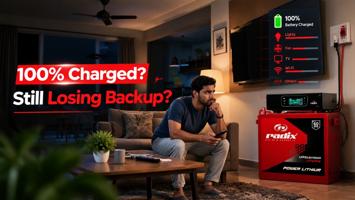 Your Inverter Battery Is Fully Charged. So Why Does Backup Still Drop Fast?